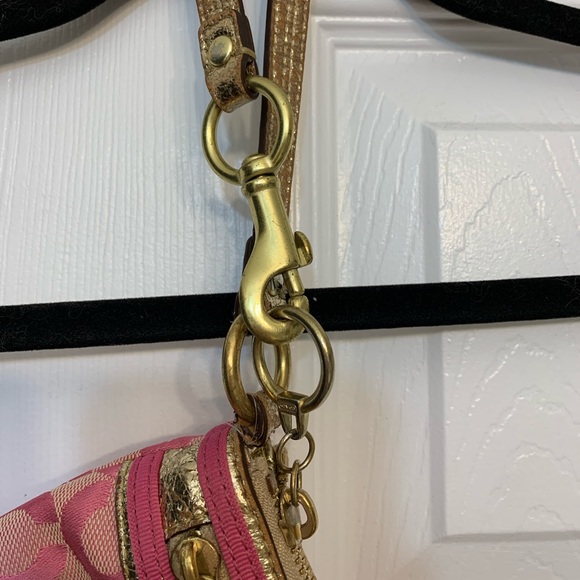 Pink Coach Clutch - Picture 3 of 5